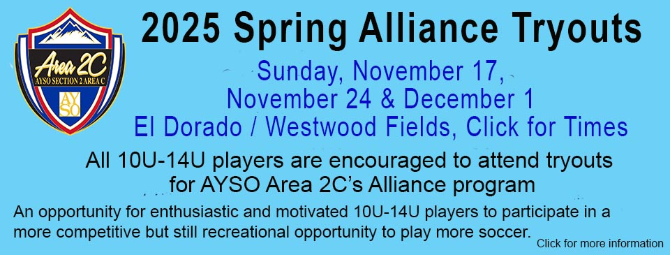 Area 2C Alliance Tryouts